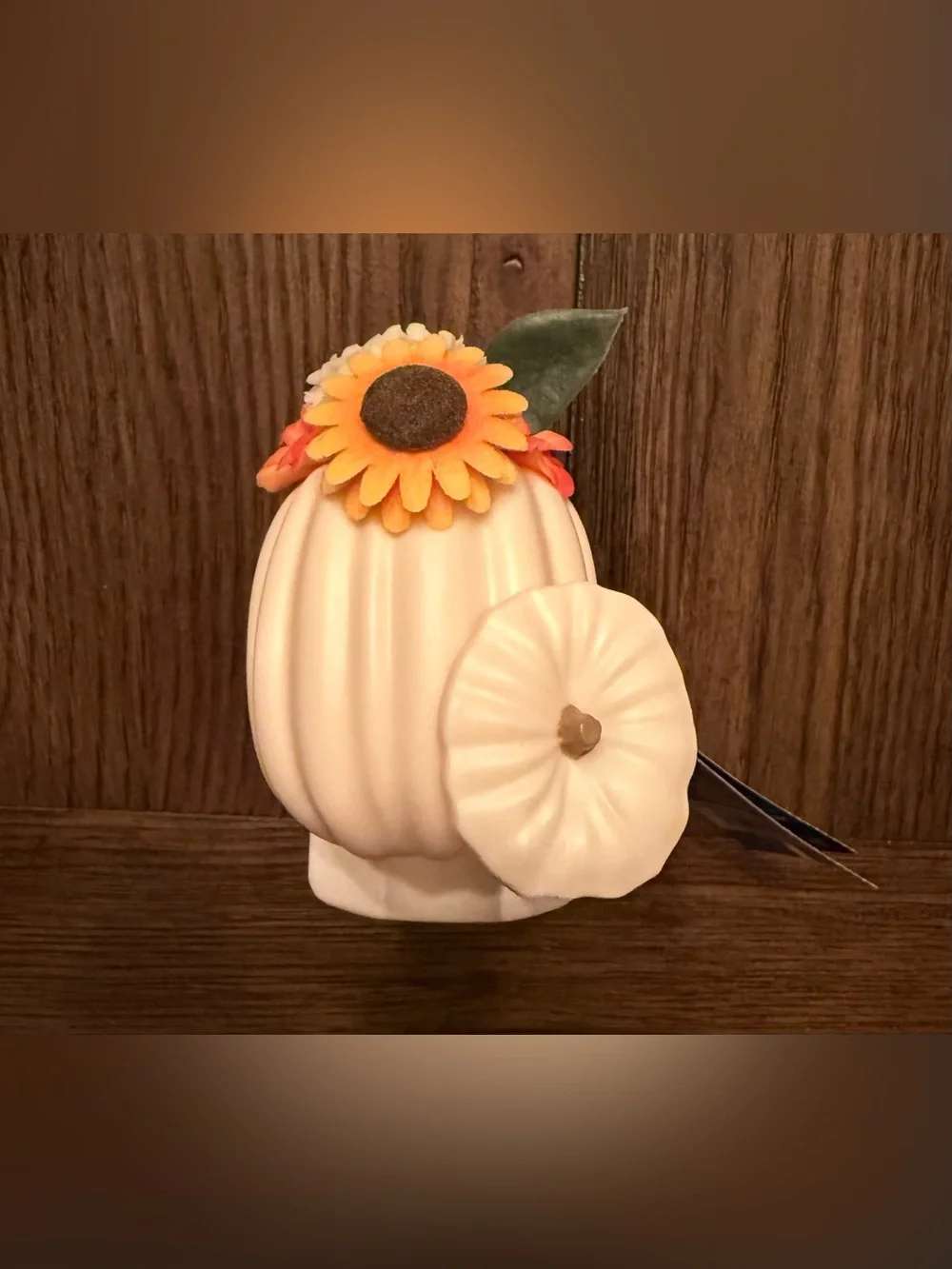 Yankee Candle Pumpkin Arrangement ScentPlug Light + Home Sweet Home Refill